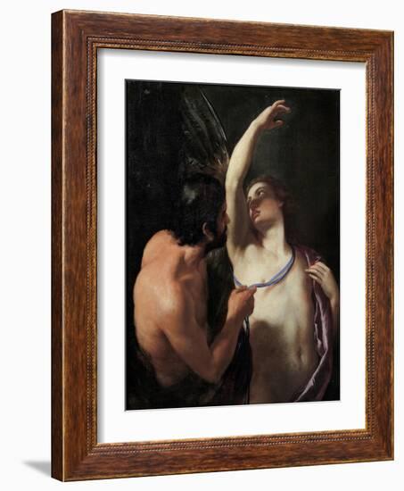 Daedalus and Icarus, C. 1645-Andrea Sacchi-Framed Giclee Print