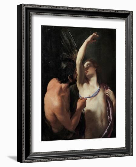 Daedalus and Icarus, C. 1645-Andrea Sacchi-Framed Giclee Print