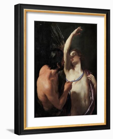 Daedalus and Icarus, C. 1645-Andrea Sacchi-Framed Giclee Print