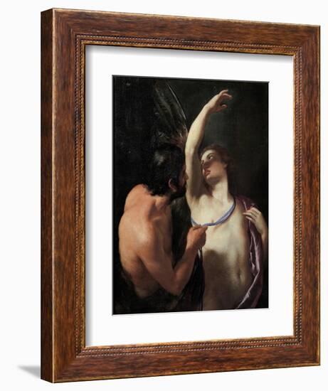 Daedalus and Icarus, C. 1645-Andrea Sacchi-Framed Giclee Print