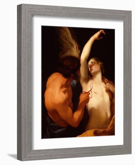 Daedalus and Icarus, circa 1645-Andrea Sacchi-Framed Giclee Print