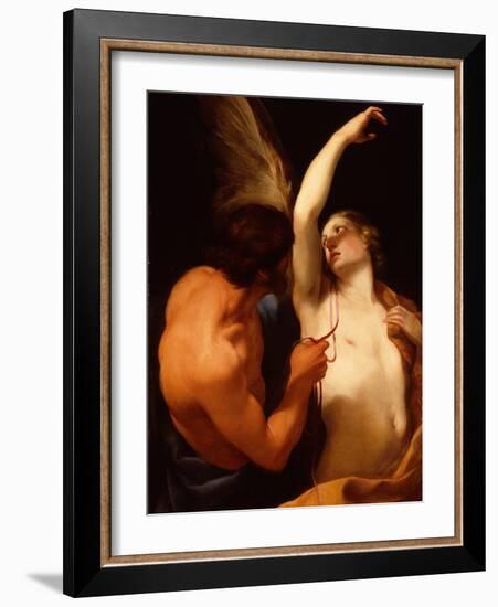 Daedalus and Icarus, circa 1645-Andrea Sacchi-Framed Giclee Print