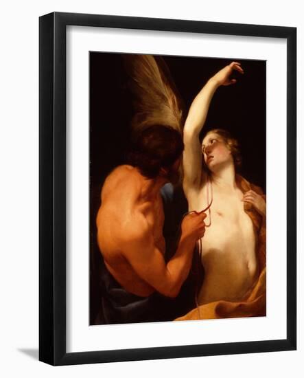 Daedalus and Icarus, circa 1645-Andrea Sacchi-Framed Giclee Print