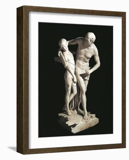 Daedalus and Icarus-Antonio Canova-Framed Giclee Print