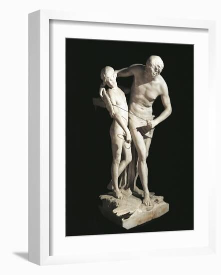 Daedalus and Icarus-Antonio Canova-Framed Giclee Print