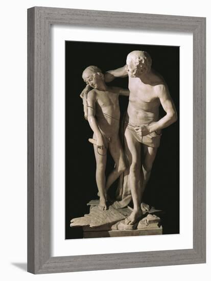 Daedalus and Icarus-Antonio Canova-Framed Giclee Print