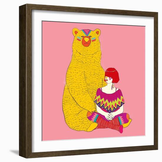 Daemon-Diela Maharanie-Framed Art Print