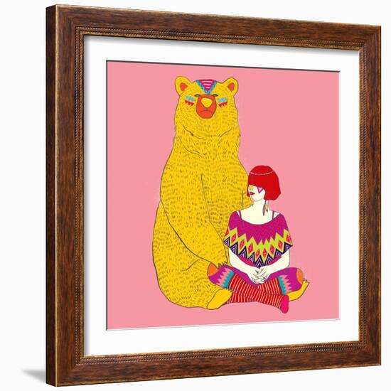 Daemon-Diela Maharanie-Framed Art Print