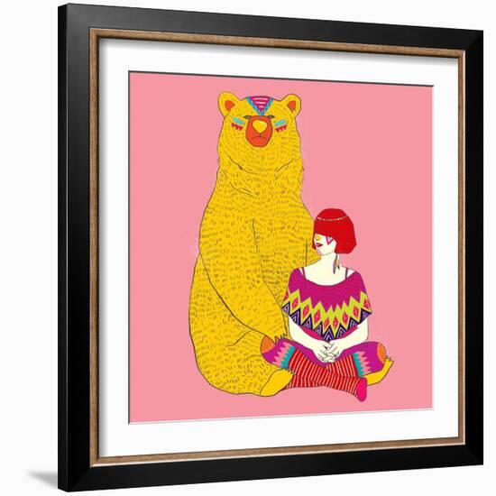 Daemon-Diela Maharanie-Framed Art Print