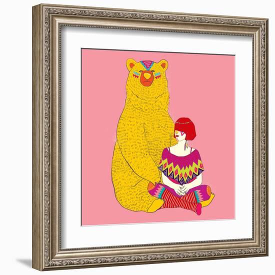 Daemon-Diela Maharanie-Framed Art Print