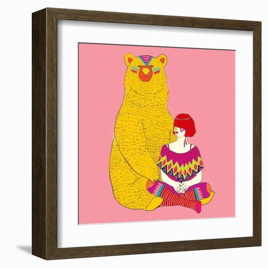 Daemon-Diela Maharanie-Framed Art Print