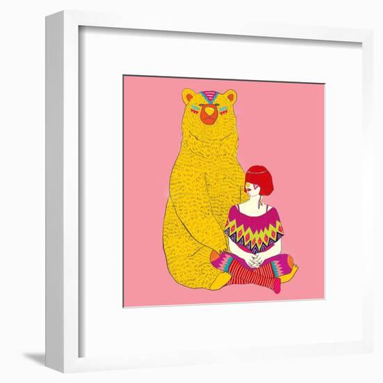 Daemon-Diela Maharanie-Framed Art Print