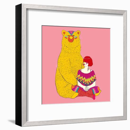 Daemon-Diela Maharanie-Framed Art Print