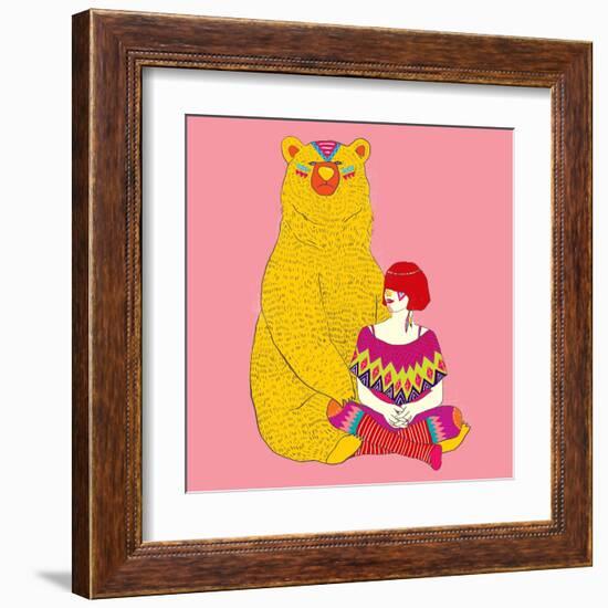 Daemon-Diela Maharanie-Framed Art Print