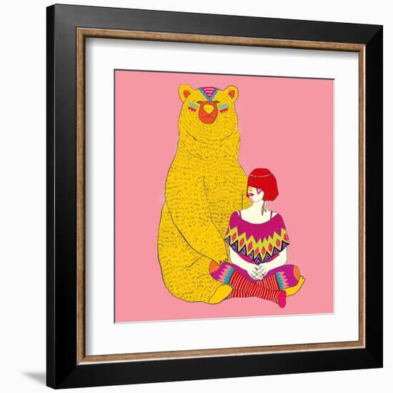 Daemon-Diela Maharanie-Framed Art Print