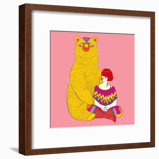 Daemon-Diela Maharanie-Framed Art Print