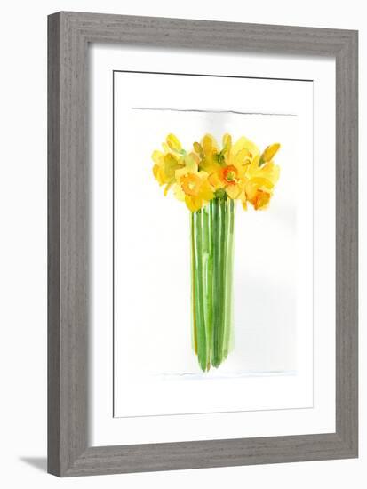 Daffodil Bunch, 2014-John Keeling-Framed Giclee Print