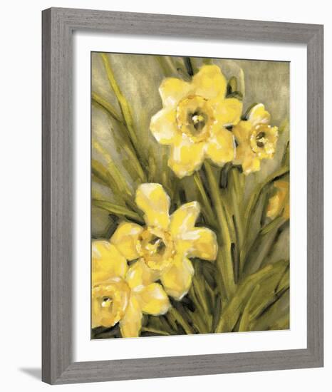 Daffodil Dance - Sway-Aurora Bell-Framed Giclee Print