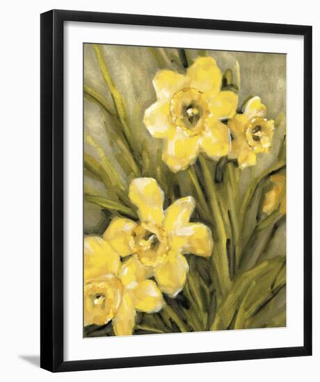 Daffodil Dance - Sway-Aurora Bell-Framed Giclee Print