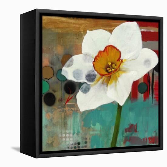 Daffodil Mannerisms-Jennifer Rasmusson-Framed Stretched Canvas