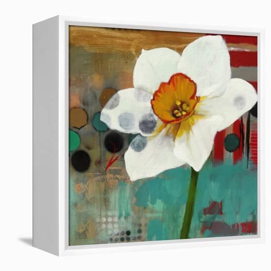 Daffodil Mannerisms-Jennifer Rasmusson-Framed Stretched Canvas