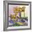 Daffodil Patchwork, 2023 (Oil on Canvas)-Catherine J Martzloff-Framed Giclee Print