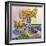 Daffodil Patchwork, 2023 (Oil on Canvas)-Catherine J Martzloff-Framed Giclee Print