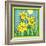 Daffodils 1-Denny Driver-Framed Giclee Print