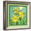 Daffodils 1-Denny Driver-Framed Giclee Print