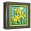 Daffodils 1-Denny Driver-Framed Premier Image Canvas