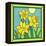 Daffodils 1-Denny Driver-Framed Premier Image Canvas