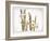 Daffodils a Comparison of Flowers-Zeshin Shibata-Framed Giclee Print