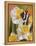 Daffodils and Butterfly-William Vanderdasson-Framed Premier Image Canvas