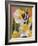 Daffodils and Butterfly-William Vanderdasson-Framed Giclee Print