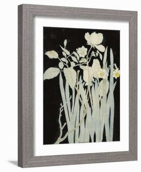 Daffodils and Roses Par Hoytema, Theo Van (1863-1917). Watercolour and Ink on Paper, Size : 27,5X23-Theo van Hoytema-Framed Giclee Print