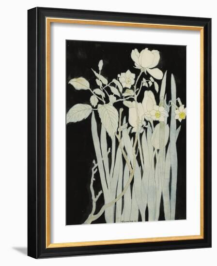 Daffodils and Roses Par Hoytema, Theo Van (1863-1917). Watercolour and Ink on Paper, Size : 27,5X23-Theo van Hoytema-Framed Giclee Print