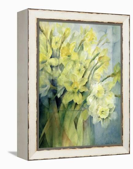 Daffodils, Uncle Remis and Ice Follies-Karen Armitage-Framed Premier Image Canvas