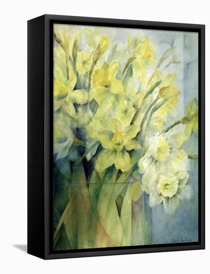 Daffodils, Uncle Remis and Ice Follies-Karen Armitage-Framed Premier Image Canvas