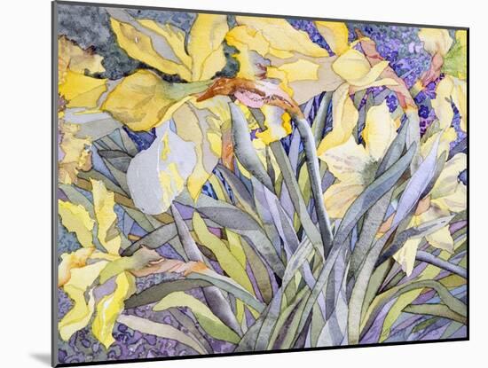 Daffodils, Van Vleck-Sharon Pitts-Mounted Giclee Print