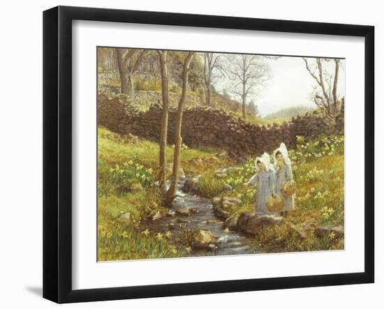 Daffodils-William Gersham Collingwood-Framed Giclee Print