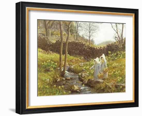 Daffodils-William Gersham Collingwood-Framed Giclee Print