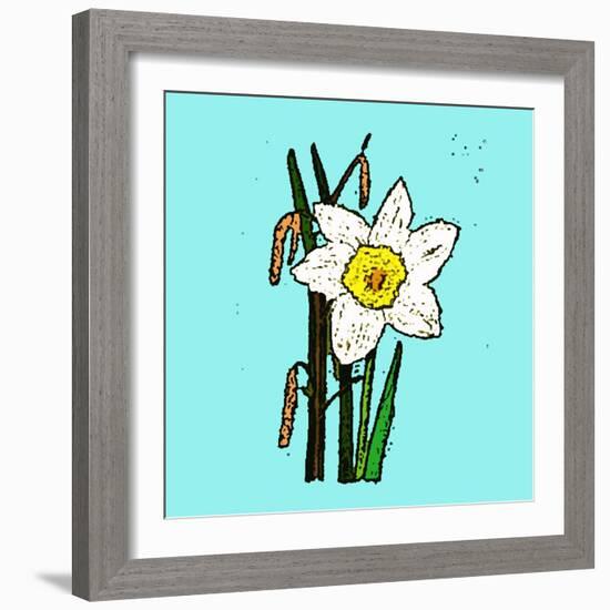 Daffodils-Sarah Thompson-Engels-Framed Giclee Print