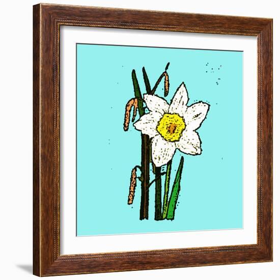 Daffodils-Sarah Thompson-Engels-Framed Giclee Print