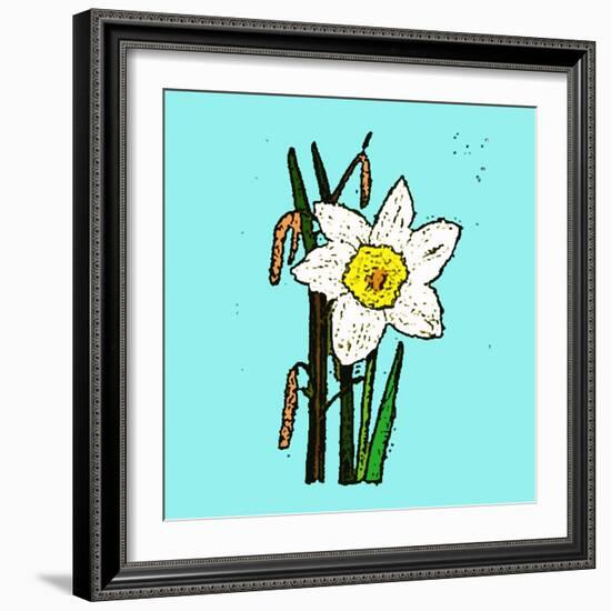 Daffodils-Sarah Thompson-Engels-Framed Giclee Print