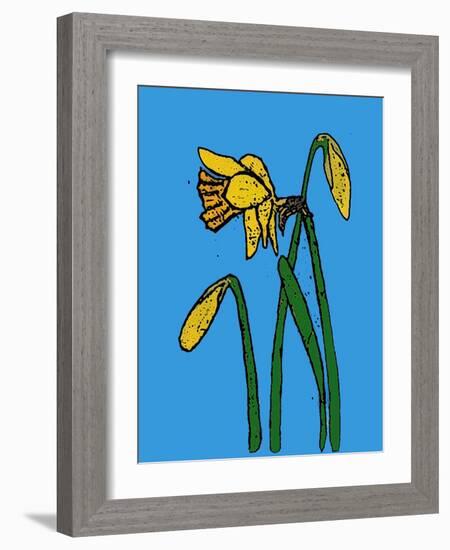 Daffodils-Sarah Thompson-Engels-Framed Giclee Print