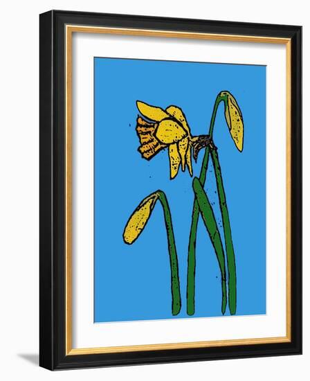 Daffodils-Sarah Thompson-Engels-Framed Giclee Print