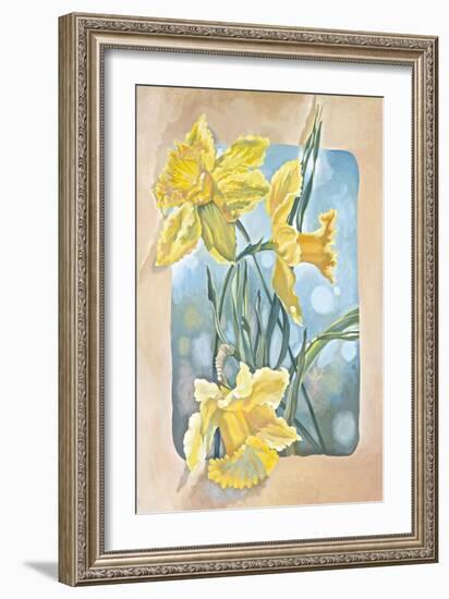 Daffodils-Judy Mastrangelo-Framed Giclee Print