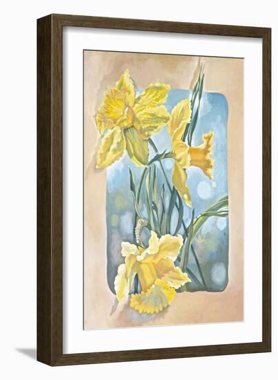 Daffodils-Judy Mastrangelo-Framed Giclee Print