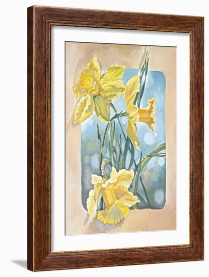 Daffodils-Judy Mastrangelo-Framed Giclee Print