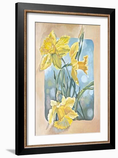 Daffodils-Judy Mastrangelo-Framed Giclee Print